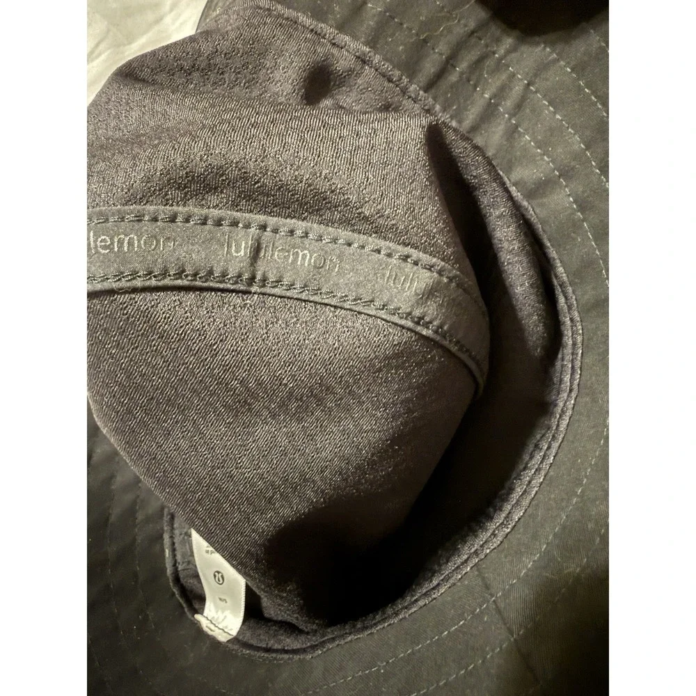 LULULEMON On My Level Bucket Hat w/ Pocket Logo Black Casual Adult Small Medium
